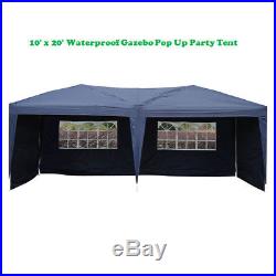 10X 20 Ft EZ POP UP Wedding Party Tent Folding Gazebo Beach Canopy Yard