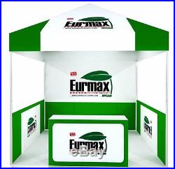 10X10 Custom LOGO Printed EZ Pop Up Canopy Commercial Fair Trade Show Booth Tent