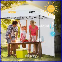 10X10 Durable Pop up Canopy with 1 Removable Sidewall, Outdoor Canopy Tent with