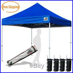 10X10 Ez Pop Up Canopy Heavy Duty Commercial Patio Gazebo Instant Shade Tent