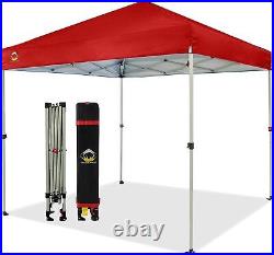 10X10 Pop up Canopy, Patented Center Lock One Push Instant Popup Outdoor Canopy