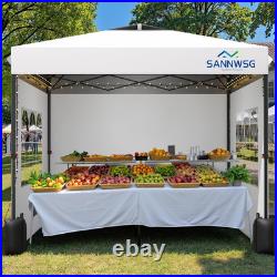 10X10 Pop up Canopy Tent with 3 Sidewalls, Easy up Canopy, Commercial Instant Shel