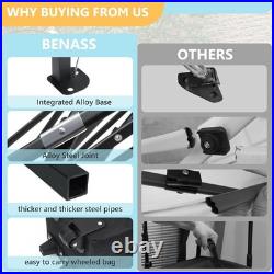 10X10 Pop up Canopy Tent with 3 Sidewalls, Easy up Canopy, Commercial Instant Shel