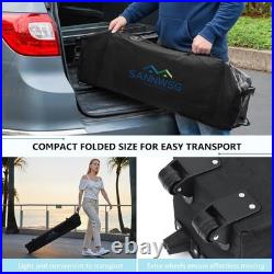 10X10 Pop up Canopy Tent with 3 Sidewalls, Easy up Canopy, Commercial Instant Shel