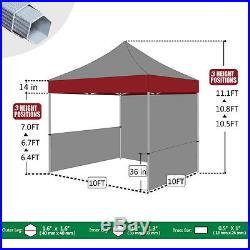 10X10 White Ez Pop Up Canopy Commercial Outdoor Vendor Craft Show Booth Tent