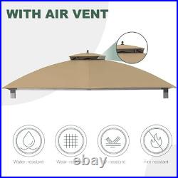 10X12 Replacement Gazebo Top for Eagle Brooke Gazebo Model A101007600, Beige