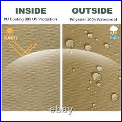 10X12 Replacement Gazebo Top for Eagle Brooke Gazebo Model A101007600, Beige