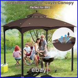 10X12Ft Canopy Replacement Top for Lowe'S Allen Roth Gazebo #GF-12S004B-1, Two T