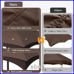 10X12Ft Canopy Replacement Top for Lowe'S Allen Roth Gazebo #GF-12S004B-1, Two T