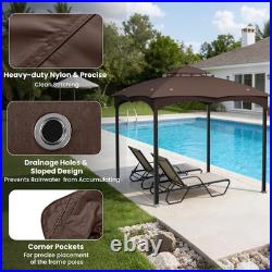 10X12Ft Canopy Replacement Top for Lowe'S Allen Roth Gazebo #GF-12S004B-1, Two T