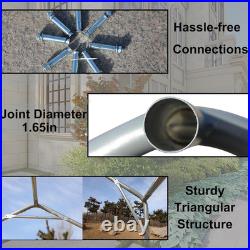 10X20 FT Heavy Duty Boat Car Canopy Garage with Removable Sidewalls and Roll-Up