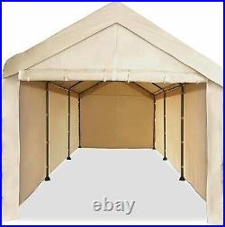 10X20 Garage Tent Carport Car Shelter Sidewall Canopy Caravan Cover Enclosure
