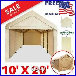 10X20 Garage Tent Carport Car Shelter Sidewall Kit Canopy Cover Enclosure Tan