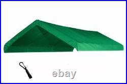 10X20 Heavy Duty Green Canopy Top Cover with Valance