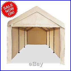 10X20 Inch Sidewall Canopy Garage Carport Car Shelter Heavy Duty Tent Cover