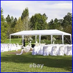 10X20 Outdoor Party Tent With 4 Removable Sidewalls Windows Gazebo Canopy Tent