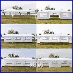 10X20 Outdoor Party Tent With 4 Removable Sidewalls Windows Gazebo Canopy Tent