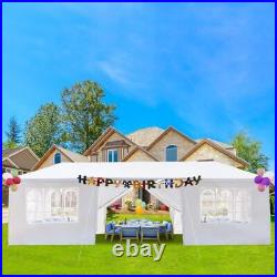 10X20 Outdoor Party Tent With 4 Removable Sidewalls Windows Gazebo Canopy Tent