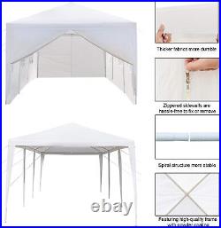 10X20 Outdoor Party Tent With 4 Removable Sidewalls Windows Gazebo Canopy Tent