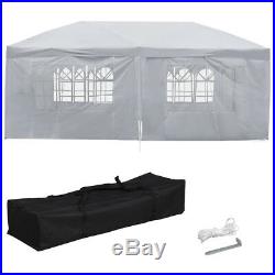 10X20' POP UP Wedding Party Tent Folding Gazebo Canopy Pavilion Shelter With6Walls