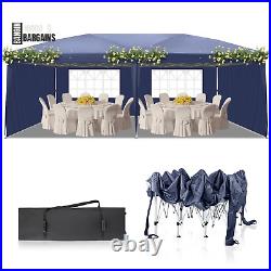 10X20' Pop up Canopy Party Tent Outdoor Folding Patio Shade Blue