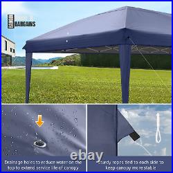 10X20' Pop up Canopy Party Tent Outdoor Folding Patio Shade Blue