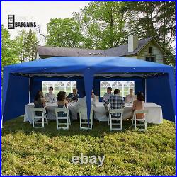 10X20' Pop up Canopy Party Tent Outdoor Folding Patio Shade Blue