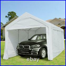 10X20FT Adjustable Carport Heavy Duty Car Shelter Storage Canopy Boat Cover Shed