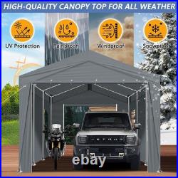 10X20FT Carport Car Port Canopy Grey