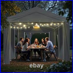 10X20FT Carport Car Port Canopy Grey