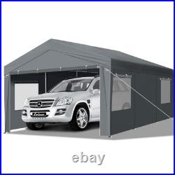 10X20FT Carport Car Port Canopy Grey