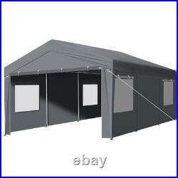 10X20FT Carport Car Port Canopy Grey