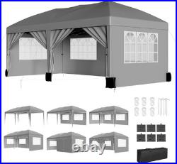 10X20Ft Outdoor Party Tent Waterproof Gazebo Canopy Tent Heavy Duty All Season