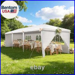 10X30Ft Party Tent with Sidewalls, Waterproof Outdoor Event & Wedding Canopy, 6