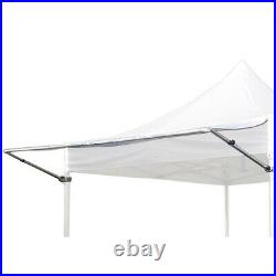 10ft Long Pop Up Canopy Awning Extension Waterproof Rain Guard Vinyl Sun Shade