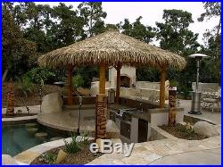 10ft Palapa Umbrella Cover Tiki BBQ Mexican Palm Thatch Replacement