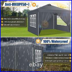 10x 10' Commercial Pop UP Canopy Tent Outdoor Folding Gazebo Wedding Party Tent