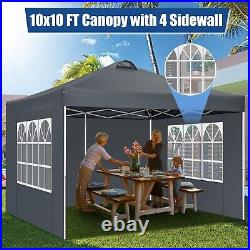 10x 10' Commercial Pop UP Canopy Tent Outdoor Folding Gazebo Wedding Party Tent