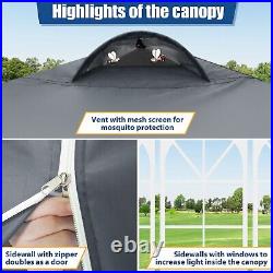 10x 10' Commercial Pop UP Canopy Tent Outdoor Folding Gazebo Wedding Party Tent