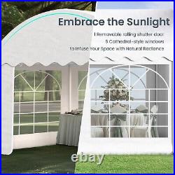 10x 20ft Outdoor Canopy Heavy Duty Wedding Party Tent Patio Gazebo With Sidewall