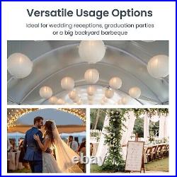 10x 20ft Outdoor Canopy Heavy Duty Wedding Party Tent Patio Gazebo With Sidewall