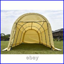 10x10/ 10x15/ 10x20 ft Car Canopy Carport Outdoor Portable Storage Shed Garage