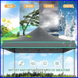 10x10/20/30 Pop Up Canopy with Sidewalls Heavy Duty Party Tent with Awning NEW