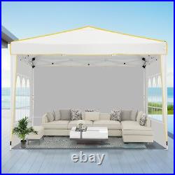 10x10 Canopy Commercial Instant Shelter Outdoor Portable Gazebo with 4 Sidewalls