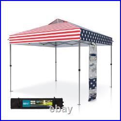 10x10' Canopy Pop-up Tent Party Commercial Gazebo Awning Adjustable Height Tent