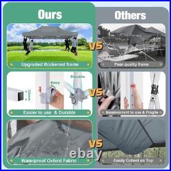 10x10 Canopy Tent, Heavy Duty Pop up Canopy with Sidewalls, Waterproof Easy S