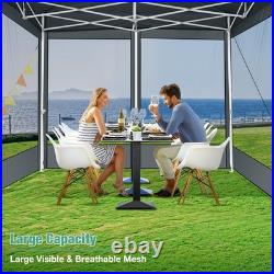 10x10 Canopy Tent, Heavy Duty Pop up Canopy with Sidewalls, Waterproof Easy S