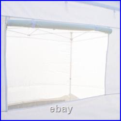 10x10 Canopy Top and Enclosure Side Wall Panels for EZ Pop Up Canopy Gazebo Tent