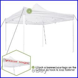 10x10' Commercial EZ Pop Up Canopy Waterproof Wedding Party Tent Outdoor Gazebo