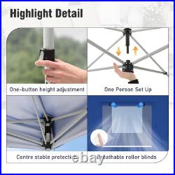 10x10' Commercial Pop UP Canopy Party Tent Folding Portable Canopy with Sidewall